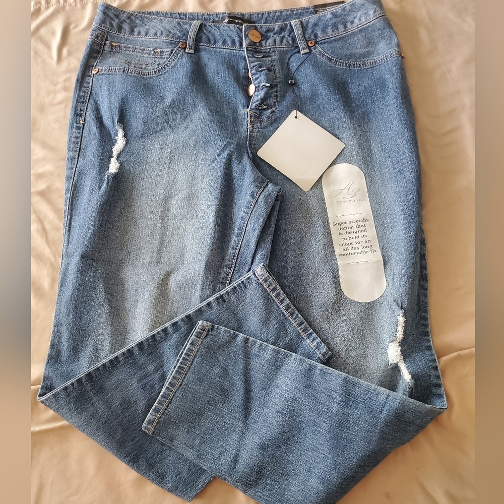 AG Denim High Rise Skinny Jeans